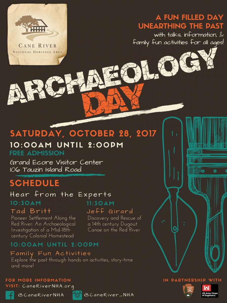 Archaeology Day at Grand Ecore | Cane River National Heritage Area